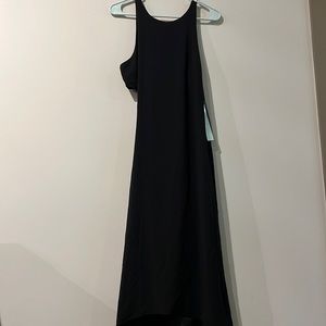 Halston Heritage long black dress